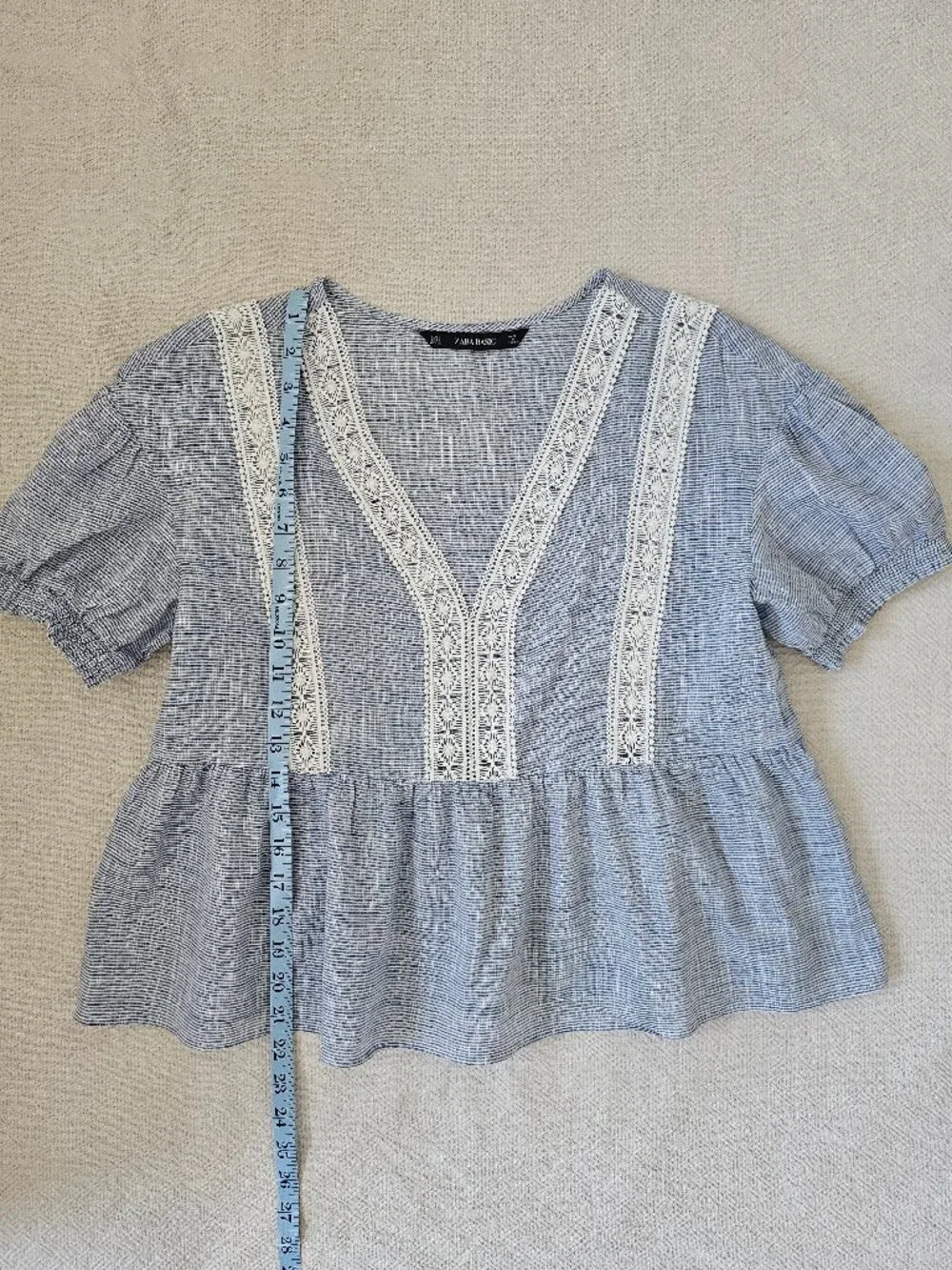 Zara basic blue